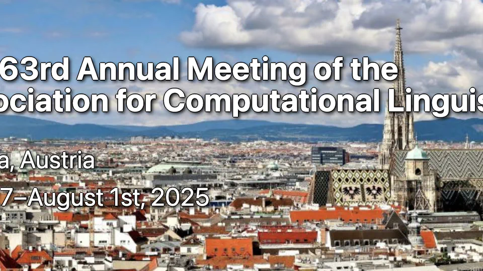 🎉 Paper Accepted — See You at ACL 2025!