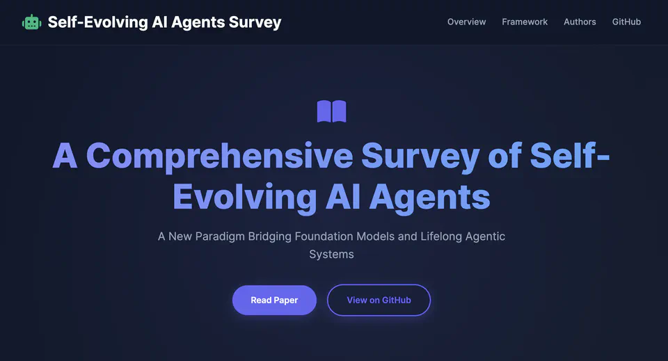 Awesome Self-Evolving Agents